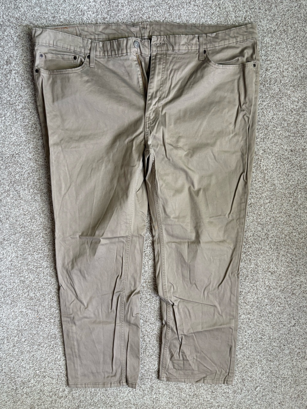 Men's Khaki Chino Pants - Tan